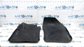 Set of floor mats for Toyota Prius 50 Prime 17-22 black rubber