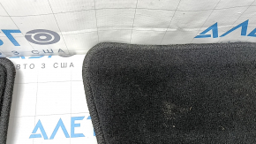 Set of floor mats for Ford Escape MK4 23 - black cloth, for cleaning