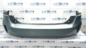 Bare rear bumper for Toyota Prius V 12-17 without lip, green, scratches