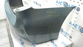 Bare rear bumper for Toyota Prius V 12-17 without lip, green, scratches