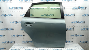 Toyota Prius V 12-17 rear right door assembly, green 781, butt