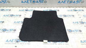 Rear right interior mat for Honda Accord 13-17, black cloth, burnt