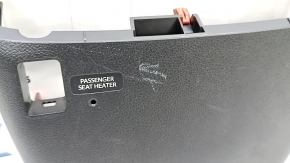 Toyota Prius 50 Prime 16-22 black lower dashboard trim with scratches