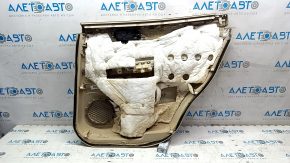 Nissan Pathfinder 13-16 rear left door panel, beige with beige insert, cloth, cloth armrest, dry-cleanable