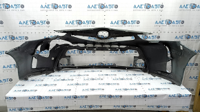 Front bumper bare Toyota Prius V 15-17 rest, green, broken, pressed