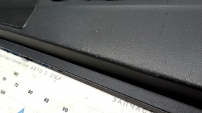 Honda Civic X FC 16-21 4D black front right door panel with beige insert, black cloth armrest, scratches