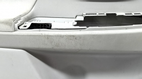 Front left door panel for Toyota Prius V 12-17, gray, gray velour armrest, with handle, scratches, dry-cleanable