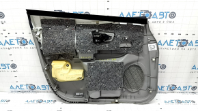 Front right door panel for Toyota Prius V 12-17, gray, gray velour armrest, with handle, scratches, dry-cleanable
