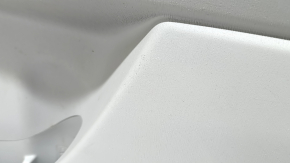 Front right door panel for Toyota Prius V 12-17, gray, gray velour armrest, with handle, scratches, dry-cleanable