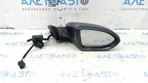 Right side mirror assembly for VW Jetta 19-23, 5+2 pins, BSM, heated, graphite