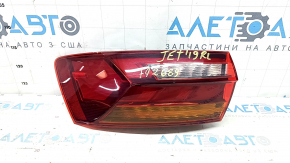 Left outer fender light on a 2019 VW Jetta, scratches
