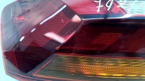 Left outer fender light on a 2019 VW Jetta, scratches