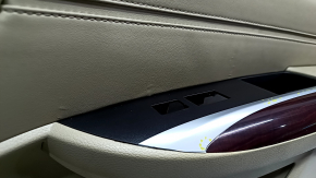Door trim card front right Acura TLX 15-17 beige leather, armrest beige leather, lining defect, dented