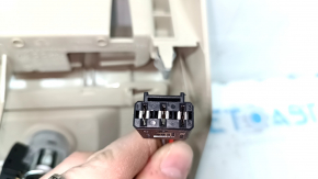 Audi Q5 80A 18-24 rear center console trim, beige, with lower trim and cigarette lighter, bumper