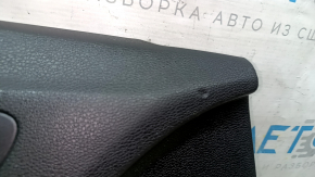 Front left door panel for Acura TLX 15-17, beige leather, beige leather armrest, beige leather insert, scratches, dents