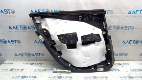 Door trim panel, rear right, Dodge Charger 15-18 rest, black, insert, cloth, black leather armrest