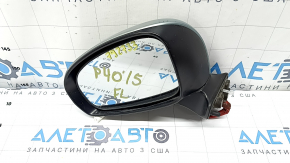 Left side mirror assembly for Toyota Prius V 15-17, 5 pins, green