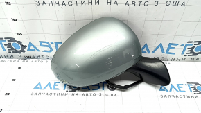 Right side mirror assembly for Toyota Prius V 12-17, 5 pins, green, scratched
