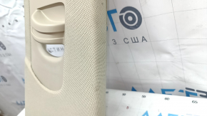 Right upper center pillar trim for Audi Q5 80A 18-24 beige, dry-cleanable