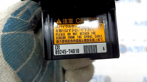 The steering wheel cable with the steering angle sensor for a Toyota Prius V 12-16 has frayed wires.