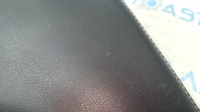 Armrest VW Jetta 19-21 leather black, white stitching, melted
