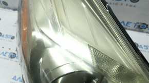 Toyota Prius V 15-17 right front headlight, bare, restyling, halogen, needs polishing, sand, varnish peeling
