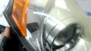 Toyota Prius V 15-17 right front headlight, bare, restyling, halogen, needs polishing, sand, varnish peeling