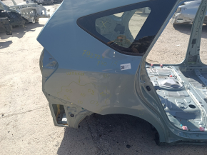 Quarter wing rear right Toyota Prius V 12-17 on the body, green, made, pokes