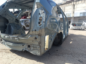 Quarter wing rear right Toyota Prius V 12-17 on the body, green, made, pokes