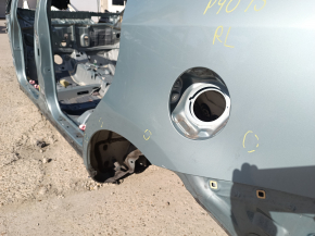 Quarter wing rear left Toyota Prius V 12-17 on the body, green, pokes
