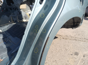 Quarter wing rear left Toyota Prius V 12-17 on the body, green, pokes