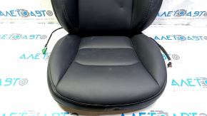 Tesla Model 3 18 passenger seat upholstery - black leather, heated, water resistant