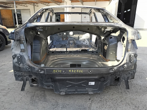 Rear panel for VW Jetta 19-24, 2 parts, on the body, graphite