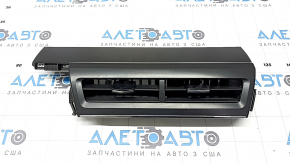 Toyota Prius V 15-17 central air duct deflector, black with chrome, 2 sections, swollen chrome