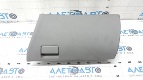 Glove compartment, upper compartment of Toyota Prius V 15-17, gray leather, in need of cleaning, dent