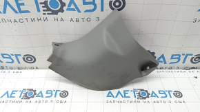 Lower left front pillar trim for Toyota Prius V 15-17, gray, for cleaning