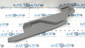 Rear left inner door sill trim for Toyota Prius V 15-17, gray, scratches