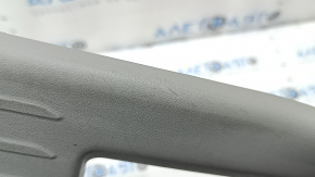 Rear left inner door sill trim for Toyota Prius V 15-17, gray, scratches