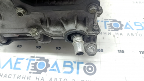 The Toyota Prius V 12-17 inverter has dented tubes.