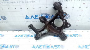 The rear left axle of a Toyota Prius 50 Prime 17-22 FWD is rusty.