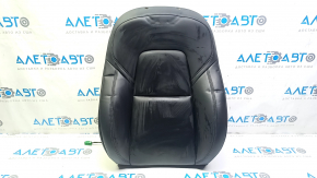 Tesla Model 3 18 passenger seat upper trim - black leather, heated