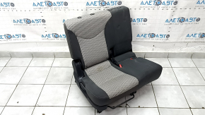 Rear row of seats, 2nd row, right, Toyota Prius V 15-17, dark gray with gray velour, scratches on the back, dry clean, dented