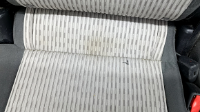 Rear row of seats, 2nd row, right, Toyota Prius V 15-17, dark gray with gray velour, scratches on the back, dry clean, dented