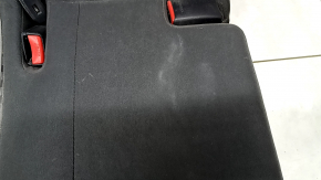 Rear row of seats, 2nd row, right, Toyota Prius V 15-17, dark gray with gray velour, scratches on the back, dry clean, dented