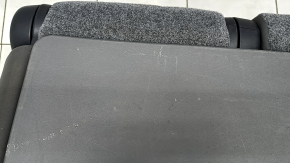 Rear row of seats, 2nd row, right, Toyota Prius V 15-17, dark gray with gray velour, scratches on the back, dry clean, dented