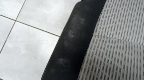 Rear seats, 2nd row, left, Toyota Prius V 15-17, dark gray and gray velour, scratches on the back, dry clean, dented