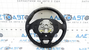 Ford Edge 19-24 steering wheel, black leather, dry-cleanable