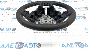 Ford Edge 19-24 steering wheel, black leather, dry-cleanable