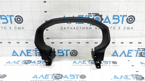 Black instrument cluster cover for the 19-24 Ford Edge