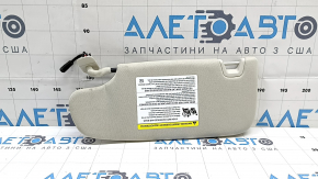 Left visor Ford Edge 15 - gray, without hook